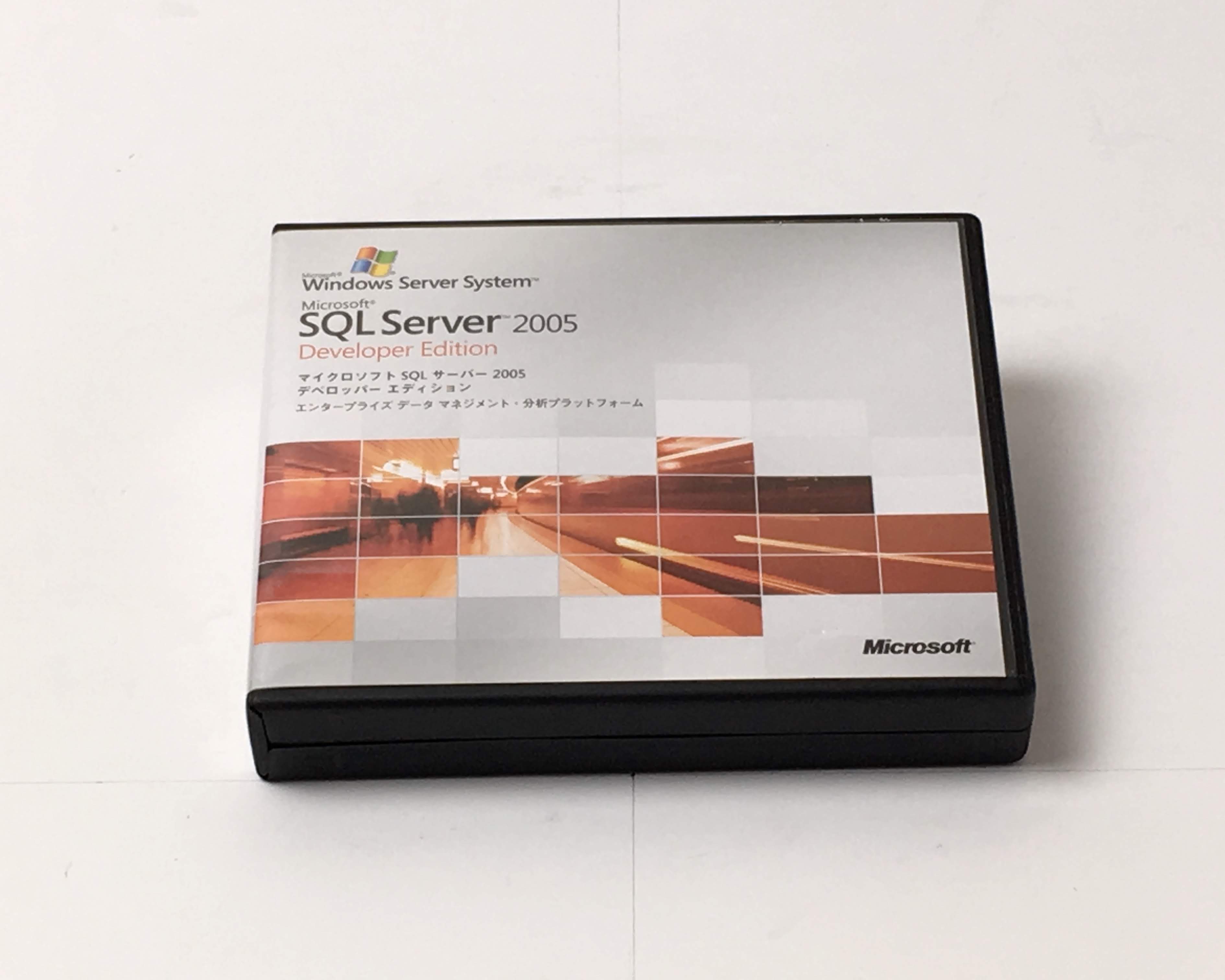 【中古品】Microsoft SQL Server 2005 Developer Edition 日本語版　メイン画像