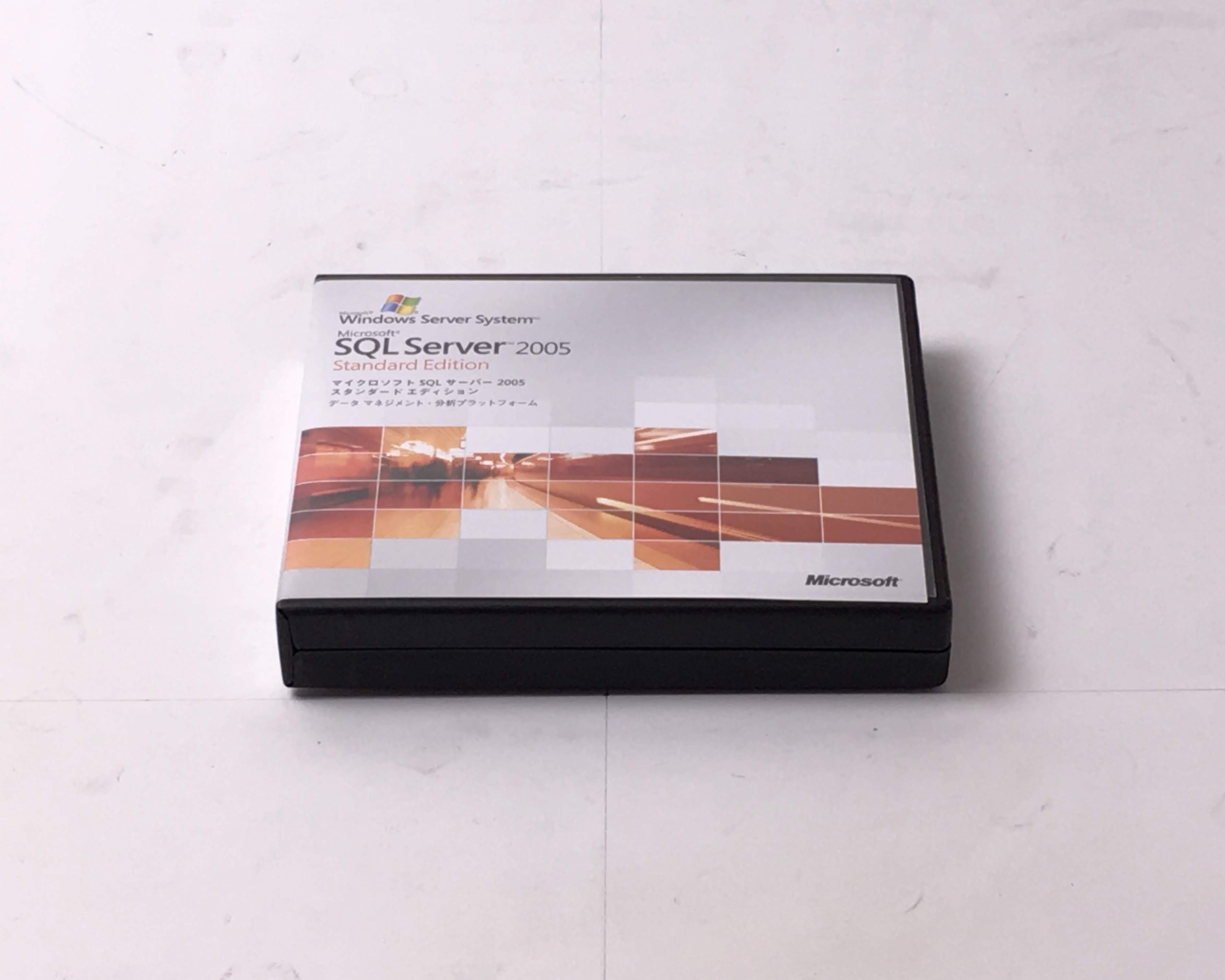 【お買い得中古品】Microsoft SQL Server 2005 Standard Edition 日本語版 5CAL付き 　メイン画像