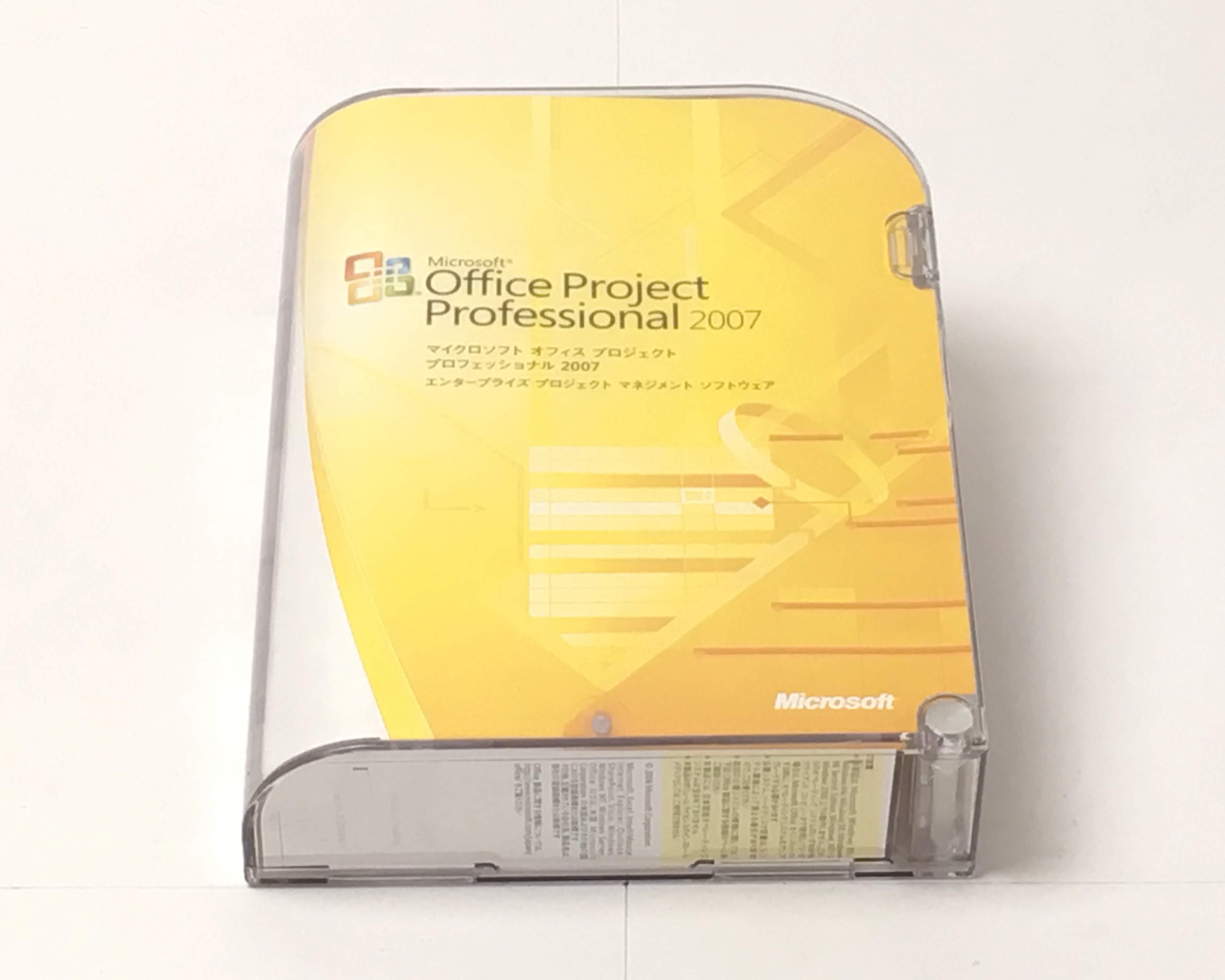 【お買得中古】Microsoft Office Project Professional 2007　メイン画像