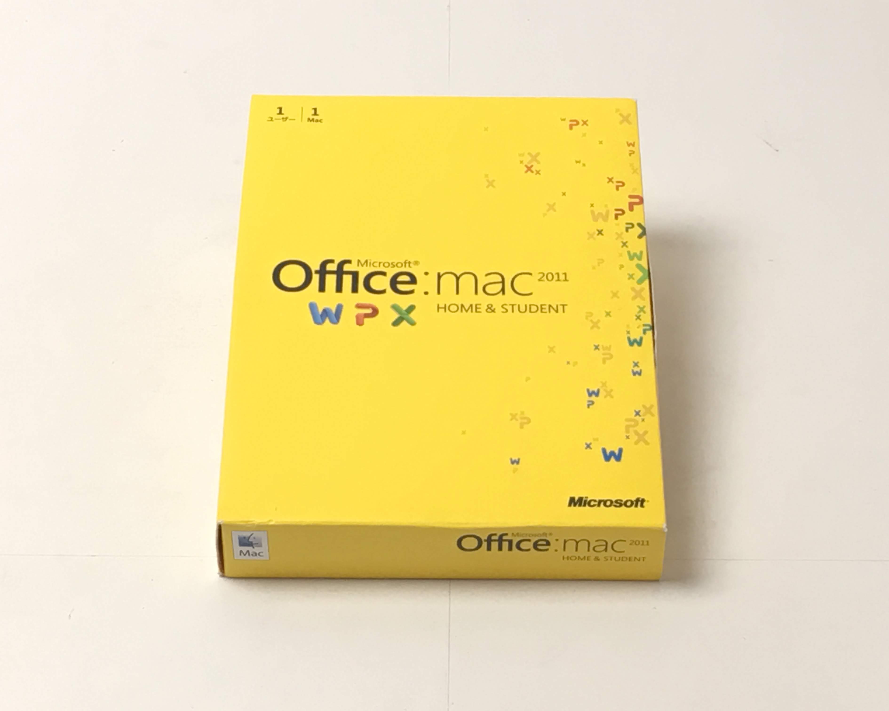 【お買い得中古品】Microsoft Office for Mac Home and Student 2011-1　メイン画像