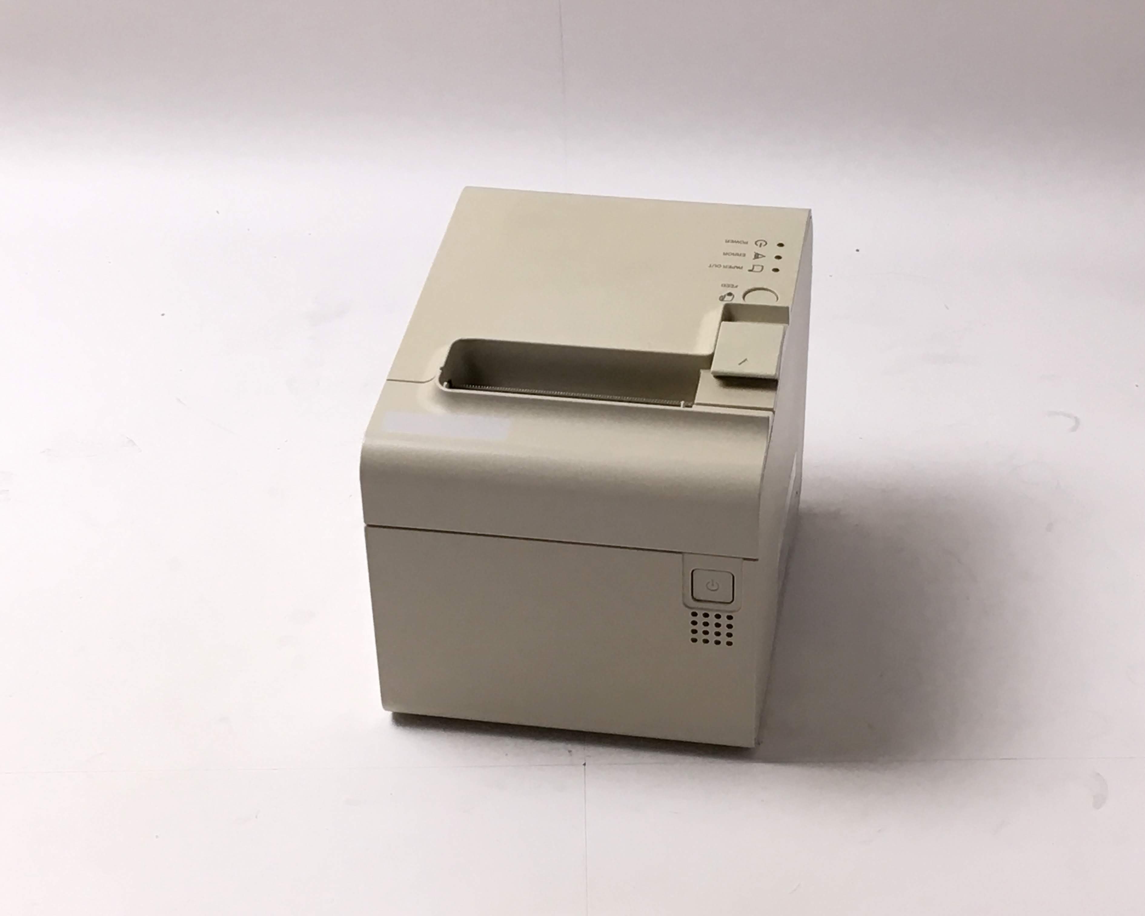 【お買得中古】EPSONレシートプリンタ TM-L90(LAN/58mm)ホワイト　メイン画像