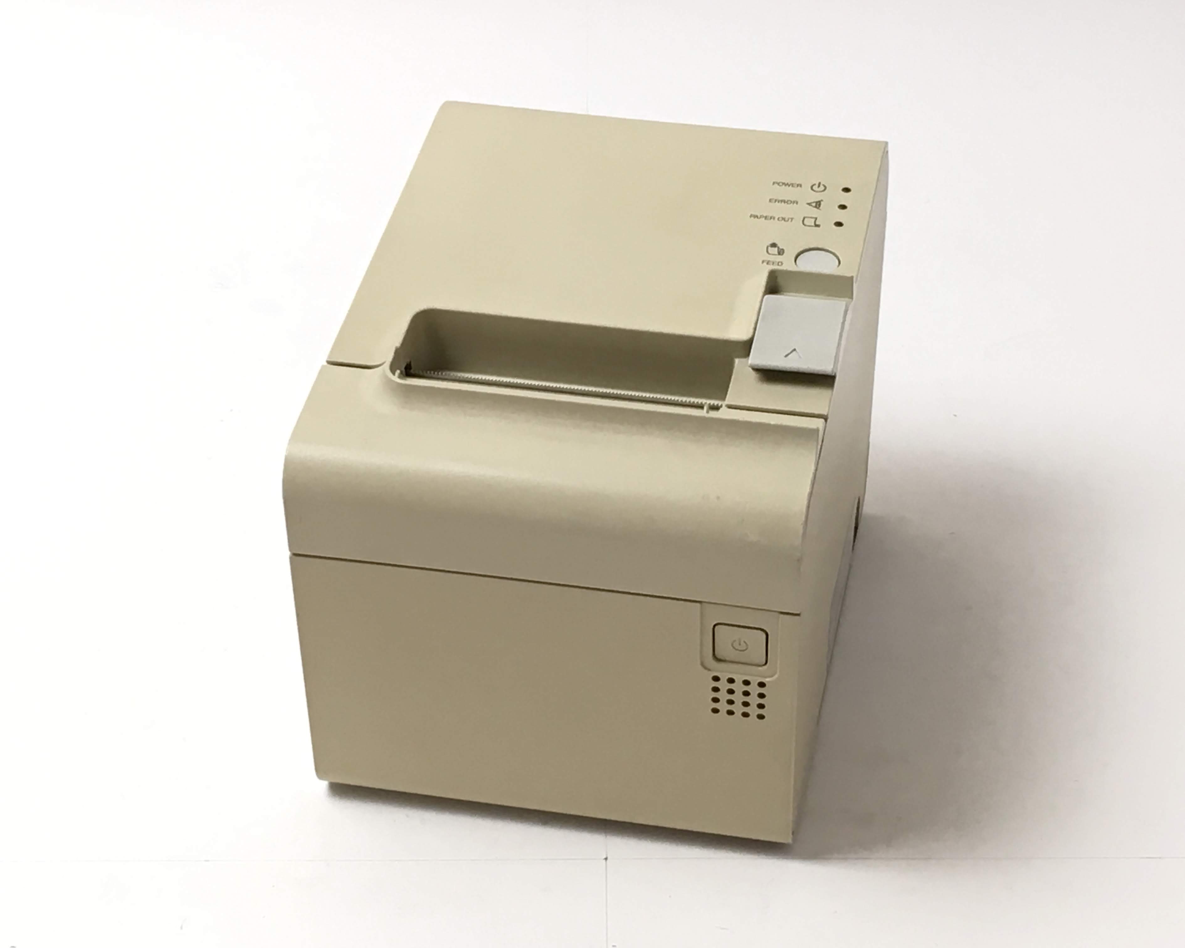 【お買得中古】EPSON レシートプリンタ TM-T90(LAN/58mm)ホワイト　メイン画像