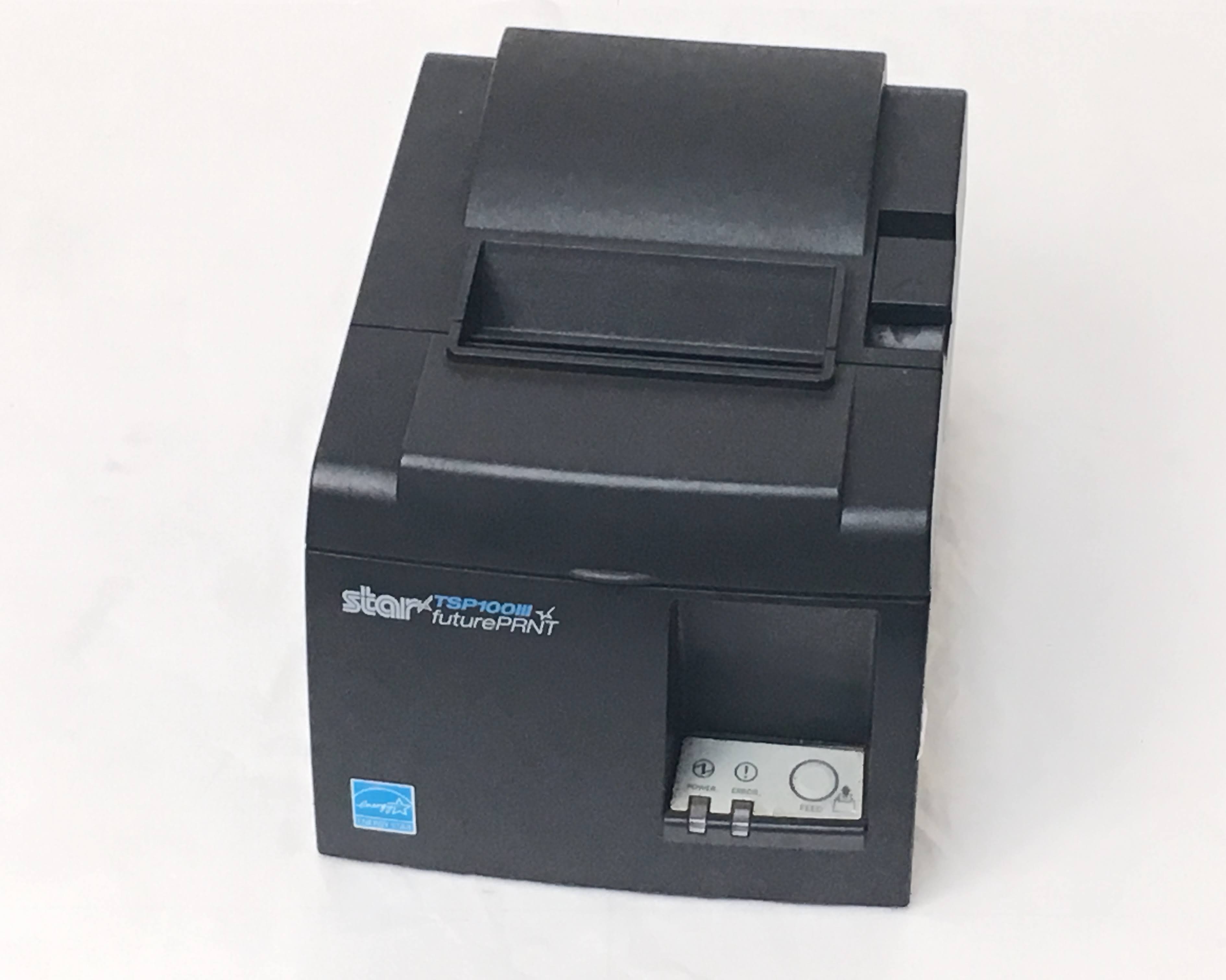 【お買得中古】STARレシートプリンタ TSP143III(USB/80mm)ブラック　メイン画像