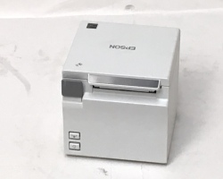 【優良中古】レシートプリンタ　EPSON TM-m10(USB/Bluetooth/58mm)ホワイト　メイン画像