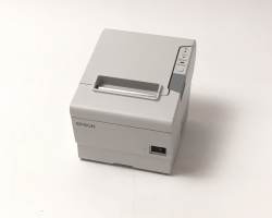 【優良中古】レシートプリンタ　EPSON TM-T885(Bluetooth/80mm)ホワイト　メイン画像