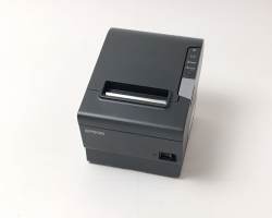 【優良中古】EPSON レシートプリンタ　TM-T885(USB・RS232C/80mm)グレー(電源付)　メイン画像