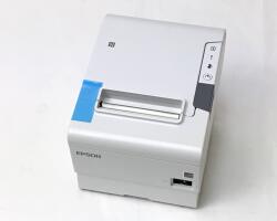 【優良中古】EPSON レシートプリンター　TM-T886 (LAN・USB・RS232C/80mm)ホワイト　メイン画像
