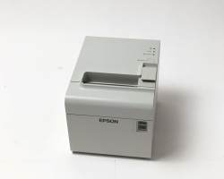 【優良中古】レシートプリンタ　EPSON TM-T90II(LAN/58mm)ホワイト　メイン画像