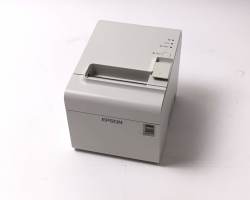 【優良中古】EPSON レシートプリンター TM-T90II (USB/無線LAN 80mm)ホワイト　メイン画像