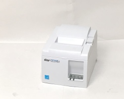【優良中古】レシートプリンタ　Star TSP143III (LAN/80mm)ホワイト　メイン画像