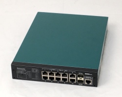 【中古】スイッチ PoE給電スイッチングハブ　Switch-M8ePWR PN27089K　メイン画像