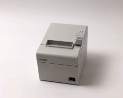【中古】EPSON レシートプリンタ TM-T202(Bluetooth/58mm)ホワイト　メイン画像