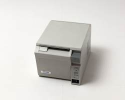 【中古】EPSON レシートプリンタ TM-T70(USB/58mm)ホワイト　メイン画像