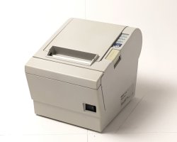 【中古】EPSONレシートプリンタ　TM-T883(LAN/80mm)ホワイト(電源別売)　メイン画像