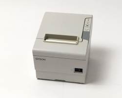 【中古】EPSON レシートプリンター　TM-T885(USB/80mm)ホワイト　メイン画像