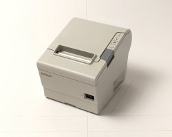 【中古】EPSON  レシートプリンター　TM-T885(USB・RS232C/80mm)ホワイト メイン画像