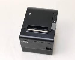 【中古】EPSON レシートプリンター　TM-T886 (Bluetooth・LAN・USB/80mm)ブラック　メイン画像