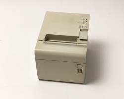 【中古】EPSON レシートプリンタ TM-T90(LAN/58mm)ホワイト　メイン画像