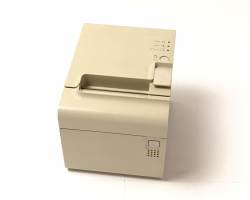 【中古】レシートプリンタ　EPSON TM-T90(RS232C/58mm)ホワイト　メイン画像