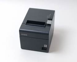 【中古】EPSON レシートプリンタ TM-T20(USB/80mm)ブラック　本体画像