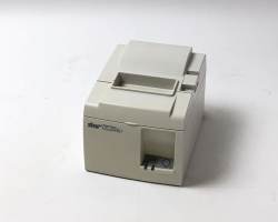 【中古】レシートプリンタ　Star TSP143(LAN/80mm)ホワイト　メイン画像