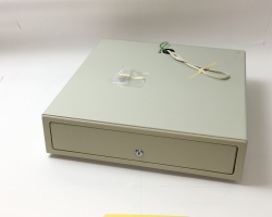 【優良中古】キャッシュドロア　ホワイト(小銭8 札4)　メイン画像
