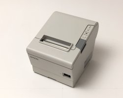 【優良中古】EPSON スマートレシートプリンタ TM-T885-i(LAN/80mm)ホワイト　メイン画像