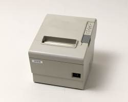 【中古】EPSON レシートプリンタTM-T884(RS232C/58mm) ホワイト　メイン画像