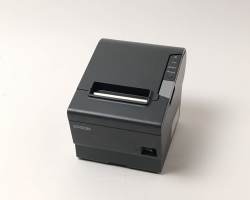 【中古】EPSON レシートプリンター　TM-T885(USB・RS232C/80mm)グレー　メイン画像