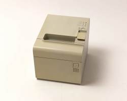 【中古】レシートプリンタ　EPSON TM-T90(USB/58mm)ホワイト　メイン画像