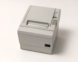 【中古】EPSON レシートプリンター TM-T882(パラレル/80mm)ホワイト　メイン画像