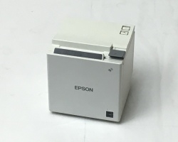 【お買得中古】レシートプリンタ　EPSON TM-m10(USB/Bluetooth/58mm)ホワイト　メイン画像