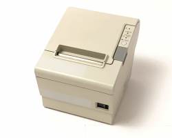【お買得中古品】EPSONレシートプリンタ TM-T884 (パラレル/80mm)ホワイト　メイン画像