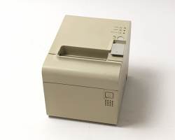 【お買得中古】EPSON レシートプリンタ TM-T90(LAN/58mm)ホワイト　メイン画像