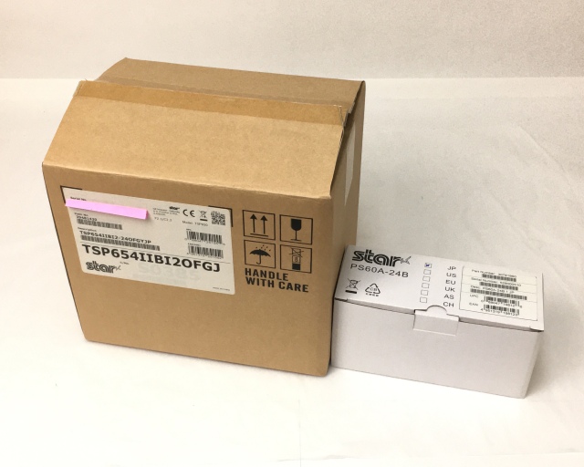 新品】STAR レシートプリンター TSP654II (Bluetooth/80mm)ブラック