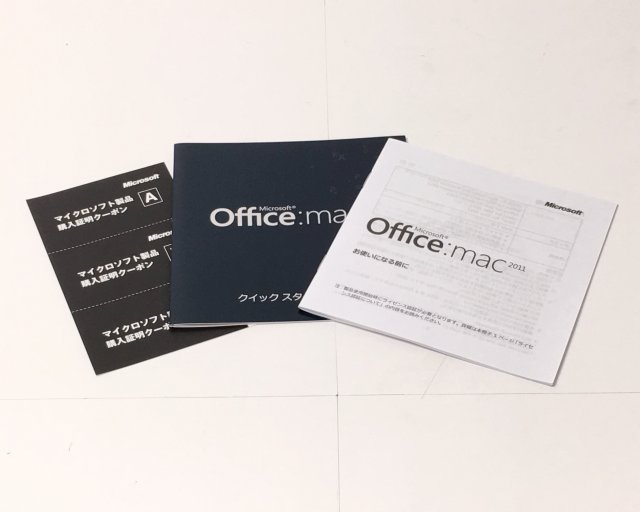 中古】Microsoft Office for Mac Home and Business 2011-2