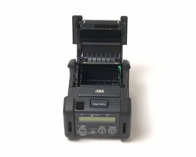 優良中古】TEC ポータブルプリンター B-EP2DL-GH40-R 無線LAN