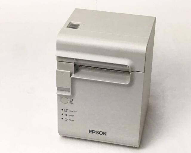 優良中古】EPSON レシートプリンター TM-L90(USB/80mm)ホワイト