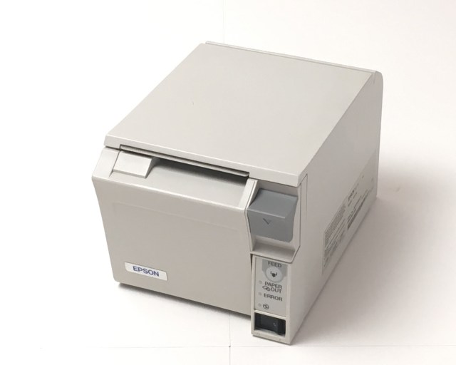 優良中古】EPSON レシートプリンタ TM-T70(USB/58mm)ホワイト
