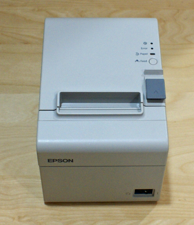 優良中古】レシートプリンター TM-T202 Bluetooth対応