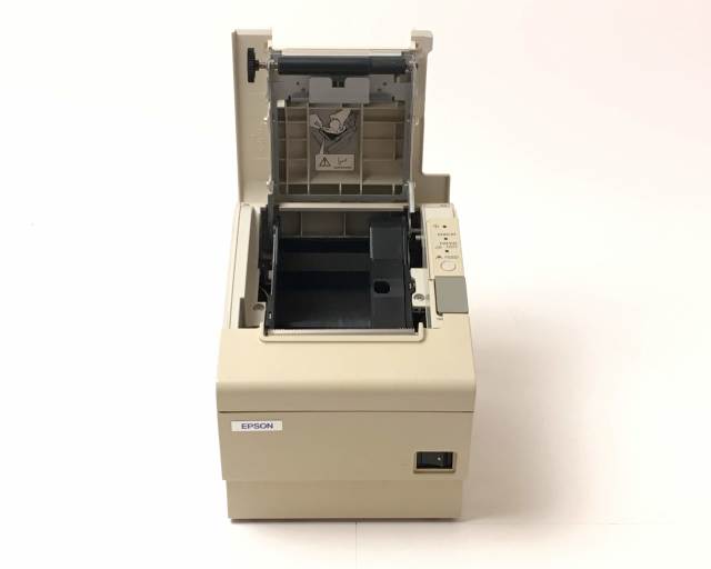 中古】レシートプリンタ EPSON TM-T884(LAN/58mm)ホワイト