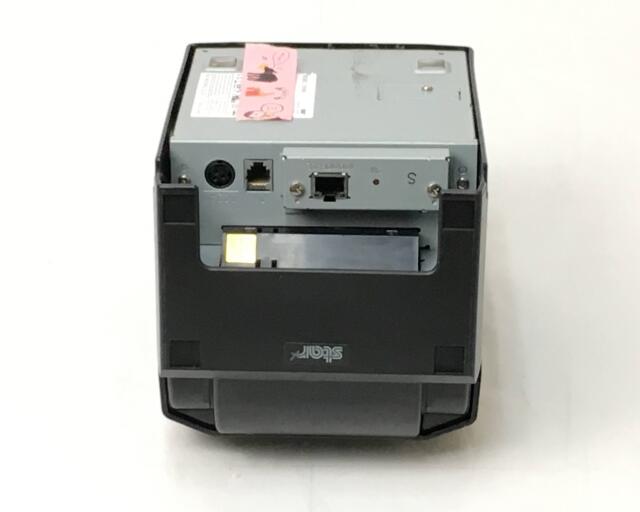 中古】Starレシートプリンタ TSP654II(LAN/80mm)ブラック