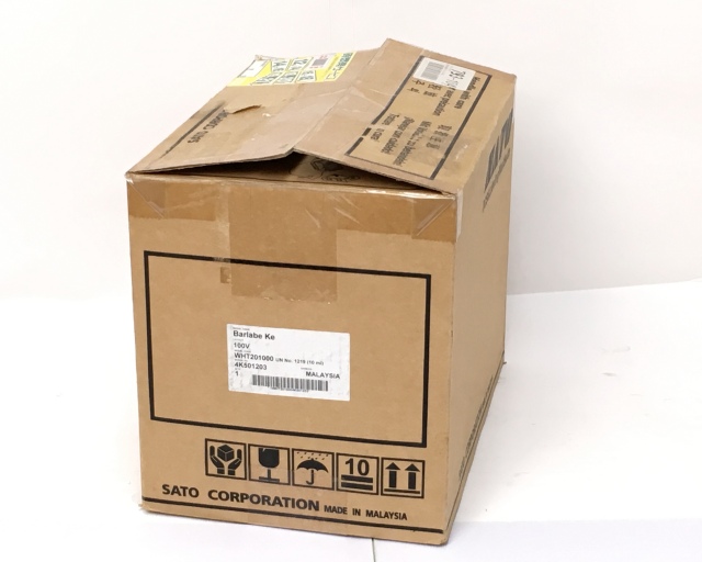 SATO（サトー）バーコードラベルプリンター　Barlabe  Ki SATO Barlabe Ki 固定仕様 ラベル プリンター 中古 ラベル5巻付