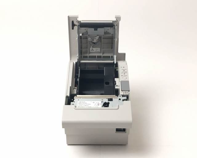 EPSON エプソン レシートプリンターホワイト 美品 優良中古】EPSON レシートプリンタTM-T884(RS232C/58mm) ホワイト