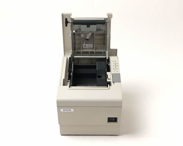 中古】EPSON レシートプリンタTM-T884(RS232C/58mm) ホワイト