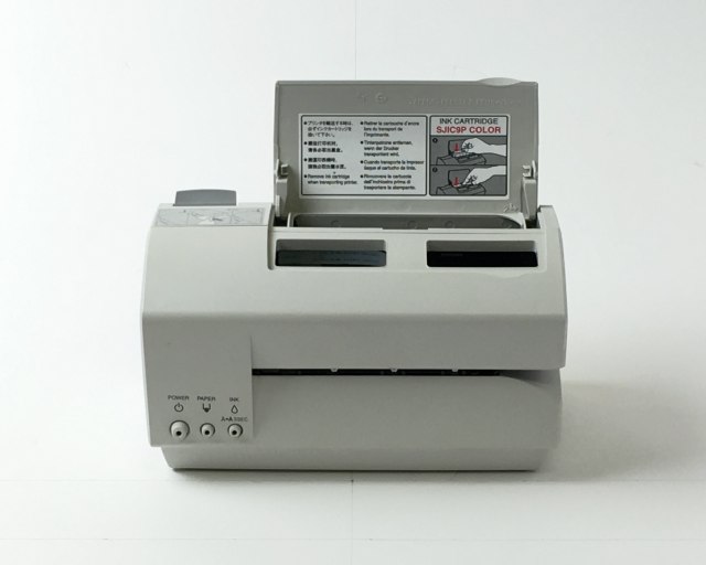 中古】EPSON TM-C100(USB) カラー印刷 ホワイト