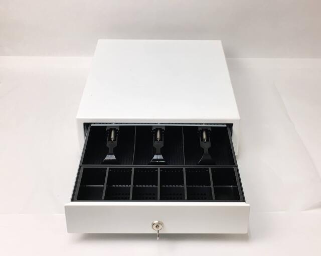 ナスコー　キャッシュドロアー　3札　6硬貨　MCD36M　ホワイト　中古品 Amazon | キャッシュドロア mJ-Drawer(スター精密プリンタ接続用