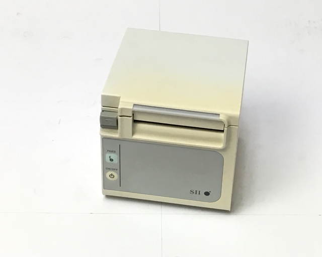 レシートプリンタ お買得中古】SII レシートプリンター RP-E11-W3FJ1(USB/80mm)