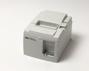 【優良中古】レシートプリンタ　Star TSP143(LAN/80mm)ホワイト　メイン画像