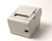 【中古】EPSONレシートプリンタ　TM-T883(LAN/80mm)ホワイト(電源別売)　メイン画像